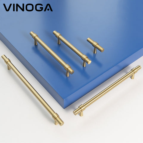Ribbon T-Bar Brass Cabinet Handles V102 Ribbon T-Bar Brass Cabinet Handles V102
