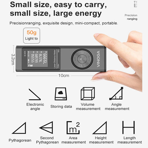 VINOGA Laser Distance Meter 40M VINOGA Laser Distance Meter 40M