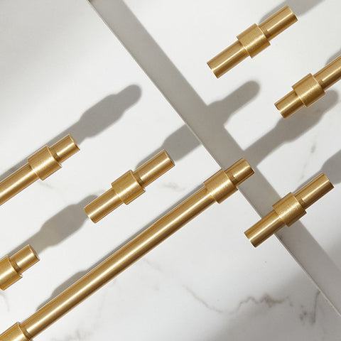 Ribbon T-Bar Brass Cabinet Handles V102 Ribbon T-Bar Brass Cabinet Handles V102
