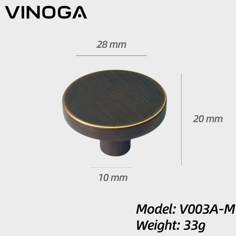 Antique Solid Brass Cabinet Knob V003
