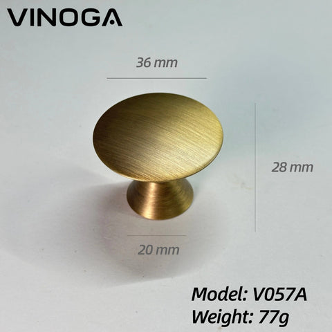 Antique Solid Brass Cabinet Knob V057A