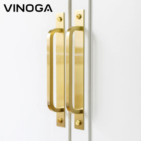 Mid Century Modern Brass Cabinet Handles V119