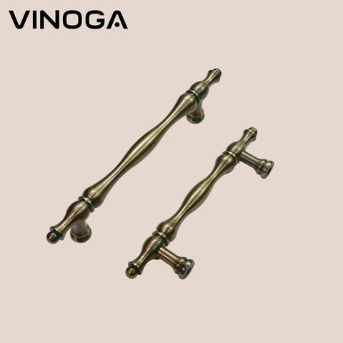 Antique Vintage Victorian Brass Cabinet Handles V126A