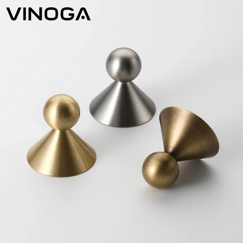 Antique Solid Brass Cabinet Knob V056A