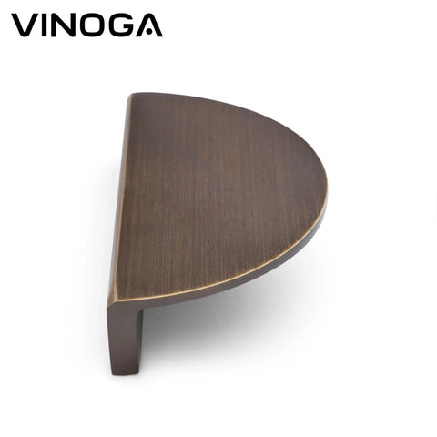 Antique Half Moon Shape Modern Brass Cabinet Handles V203A