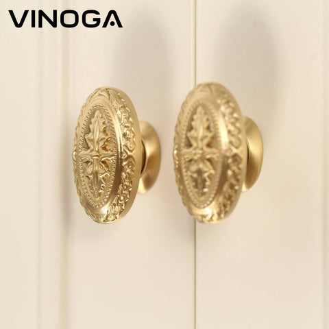 Solid Brass Cabinet Knob V058