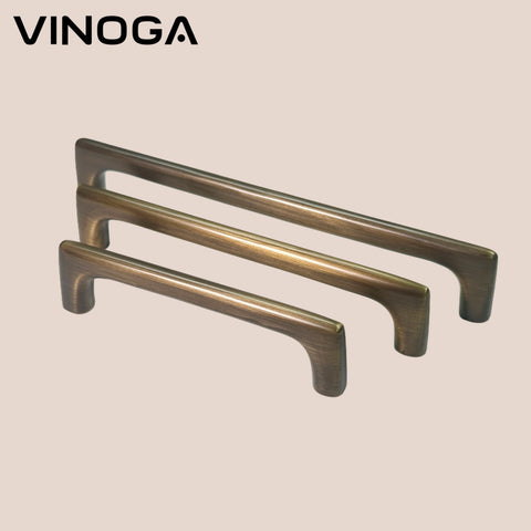 Antique Nordic Brass Cabinet Handles V110A