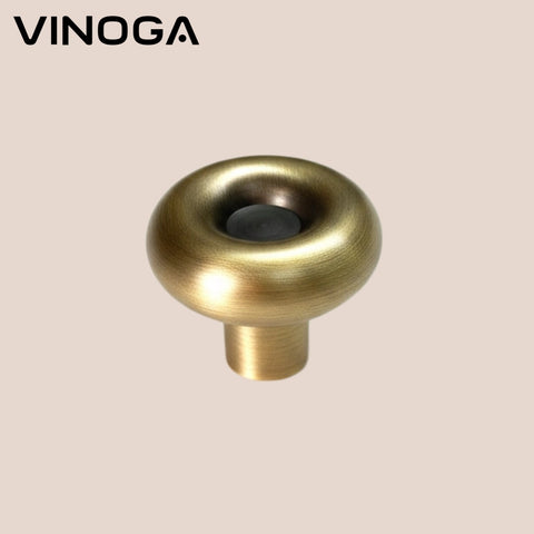 Antique Solid Brass Cabinet Knob V048A