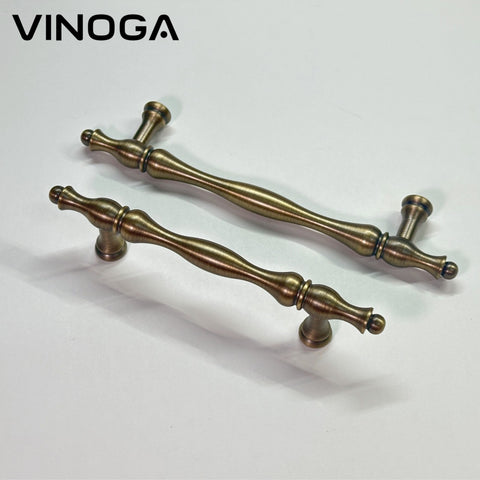 Antique Vintage Victorian Brass Cabinet Handles V126A