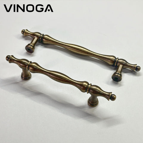 Antique Vintage Victorian Brass Cabinet Handles V126A