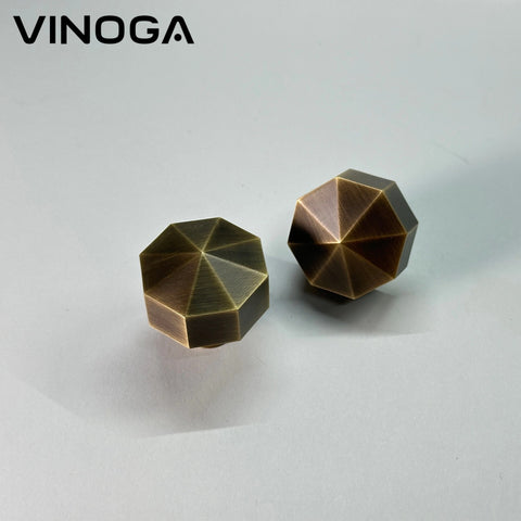 Antique Solid Brass Cabinet Knob V012A