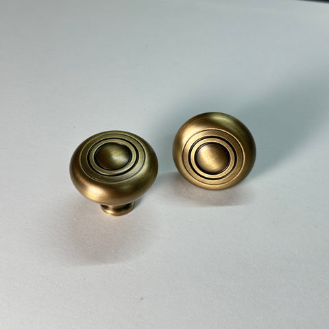 Antique Solid Brass Cabinet Knob V049A