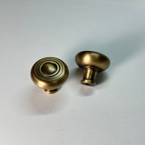 Antique Solid Brass Cabinet Knob V049A