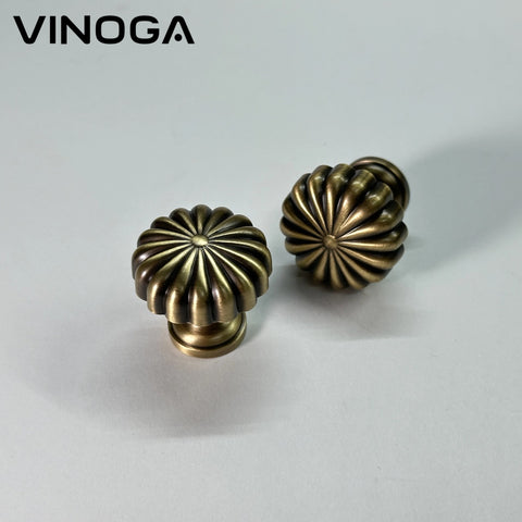 Antique Solid Brass Cabinet Knob V001AD