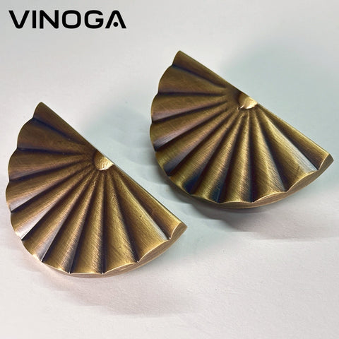 Antique Solid Brass Cabinet Knob V006A-L