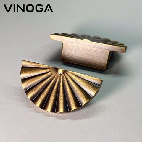 Antique Solid Brass Cabinet Knob V006A-L