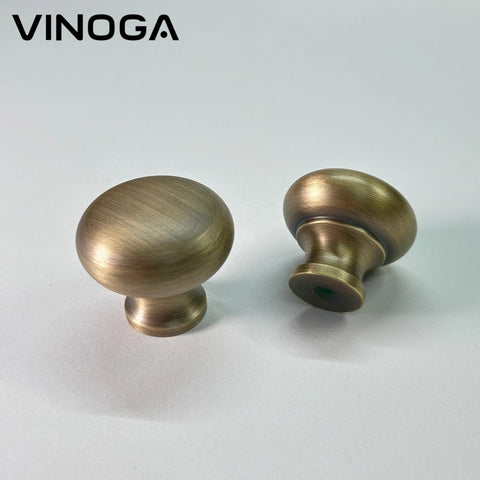 Antique Solid Brass Cabinet Knob V026A