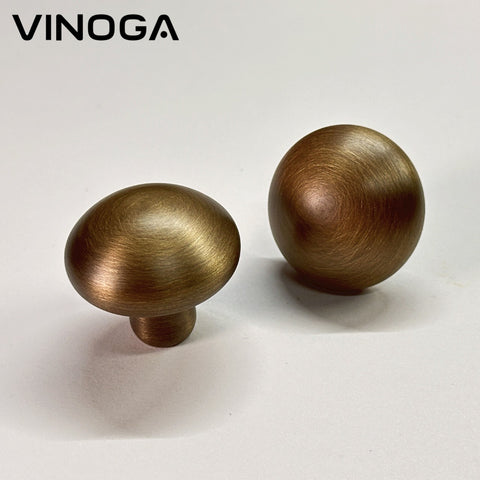 Antique Solid Brass Cabinet Knob V034A