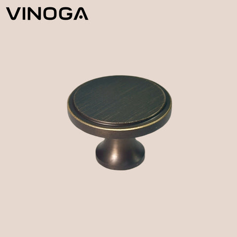 Antique Solid Brass Cabinet Knob V040A