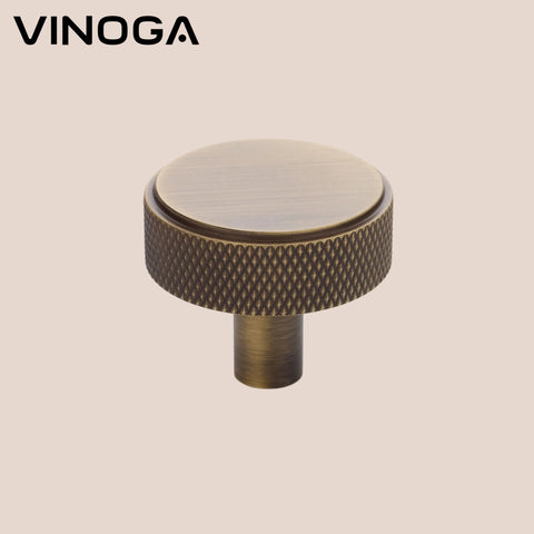 Antique Solid Brass Cabinet Knob V044A