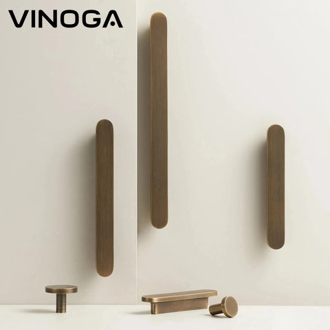 Antique Modern Brass Cabinet Handles V101A