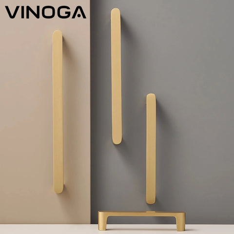Arc Edge Brass Cabinet Handles V122