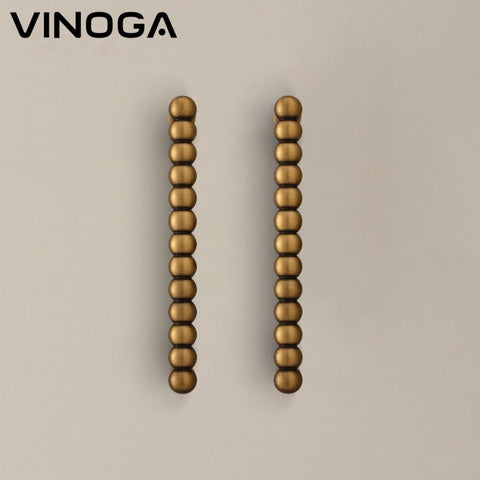 Antique Orb Chain Brass Cabinet Handles V123A