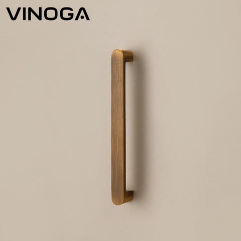 Antique Edge Form Brass Cabinet Handles V125A