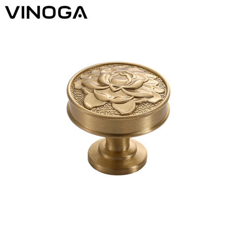 Solid Brass Cabinet Knob V050