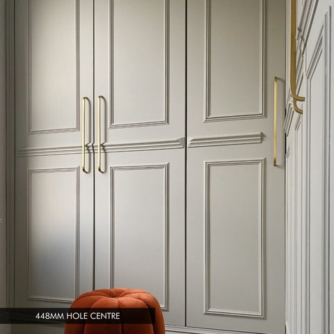 Mid Century Modern Brass Cabinet Handles V119
