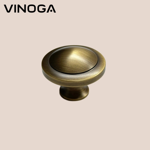 Antique Solid Brass Cabinet Knob V019A
