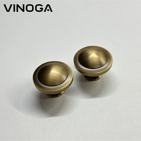 Antique Solid Brass Cabinet Knob V019A