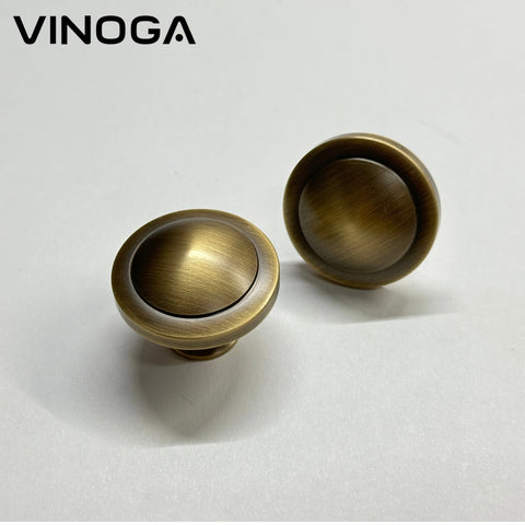 Antique Solid Brass Cabinet Knob V019A