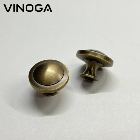 Antique Solid Brass Cabinet Knob V019A